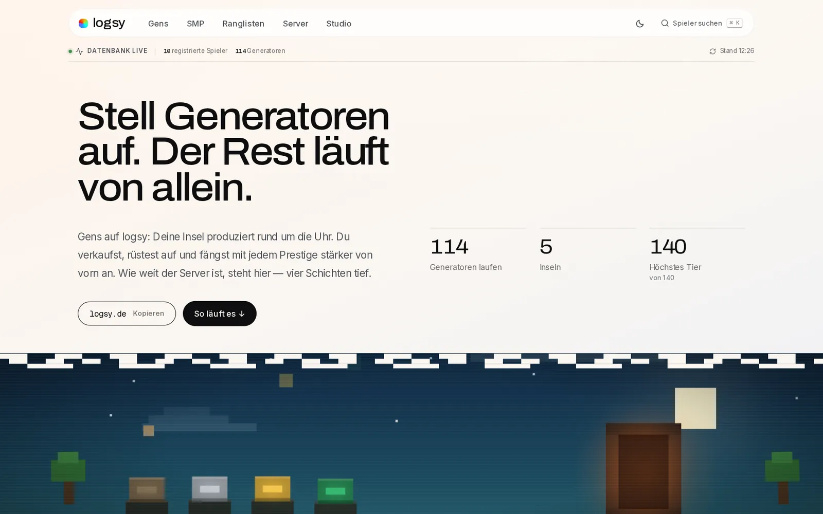 LOGSY Gens — screenshot