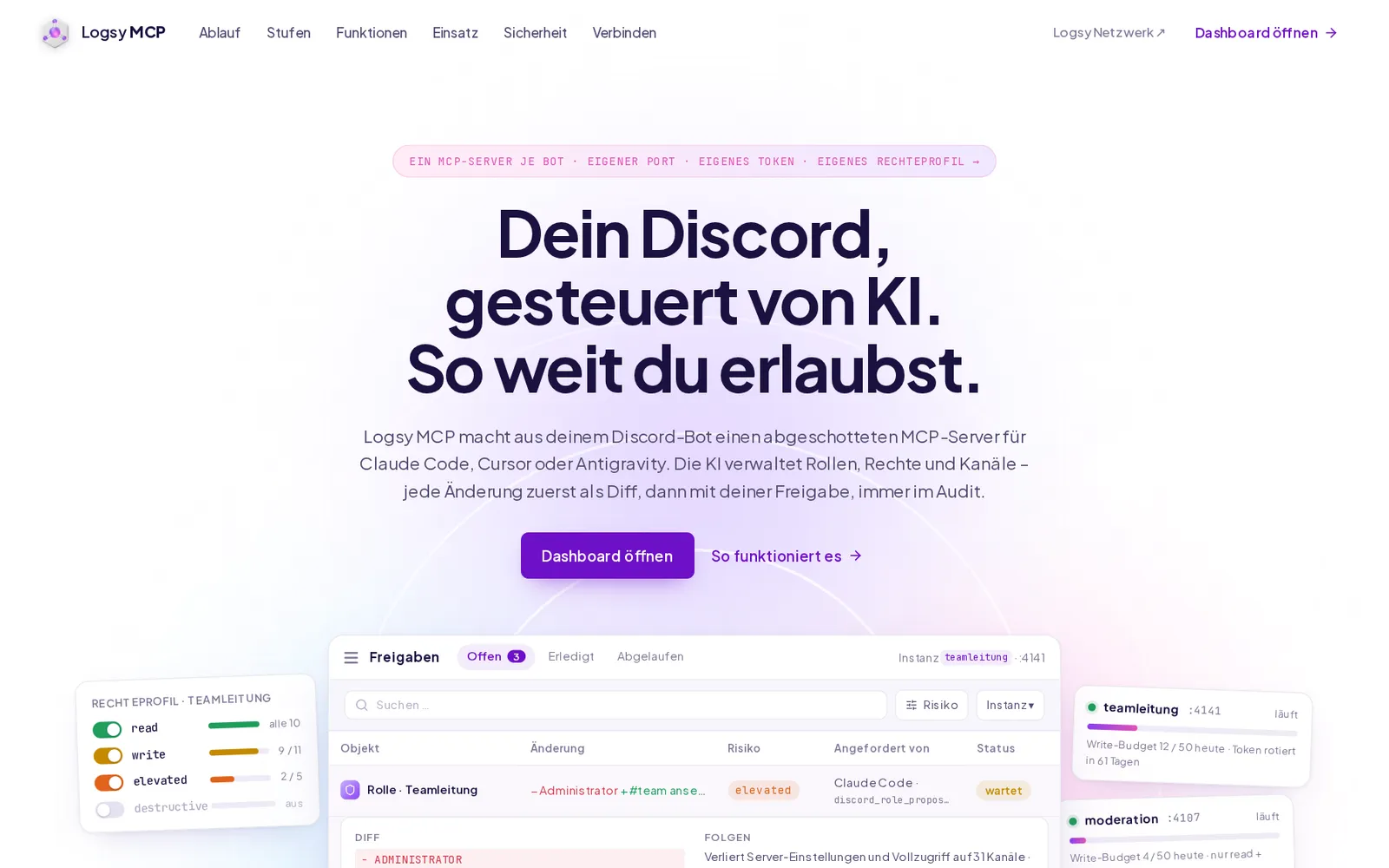 Logsy MCP — screenshot